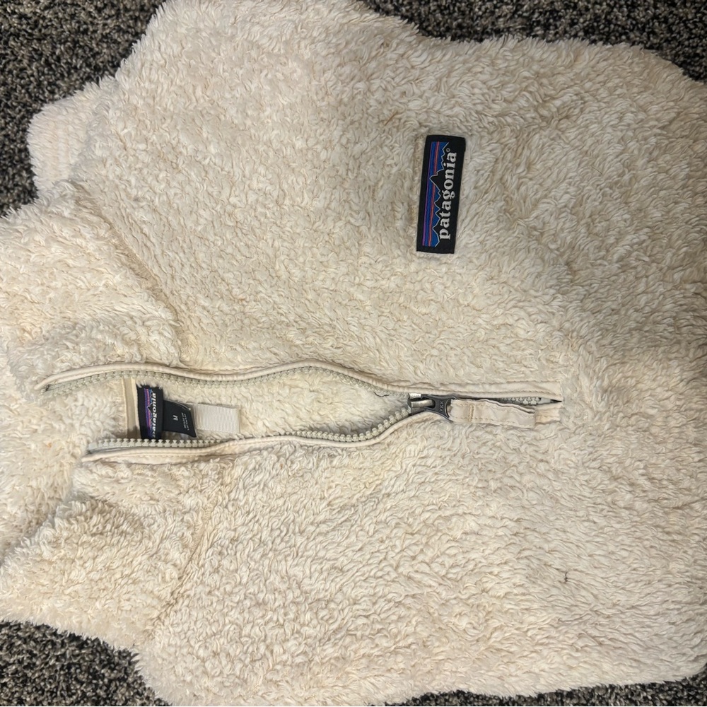 Patagonia Off-White Fleece Vest
